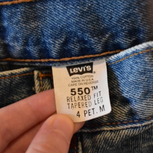 Vintage Levi 550 Jeans 4 Petite - Picture 5 of 11